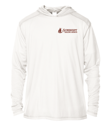 Sunswept Sailing Shirts - Vintage Sailboat Voyage -  UPF 50+ Hoodie - Image 2
