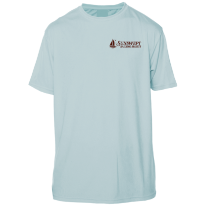 Sunswept Sailing Shirts - Vintage Sailboat Voyage -  UPF 50+ Short Sleeve - Image 6