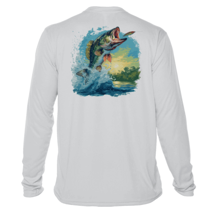 Fishing Shirt Outfitters - Angler's Collection: Large Mouth Bass - UPF 50+ Long Sleeve - Image 3