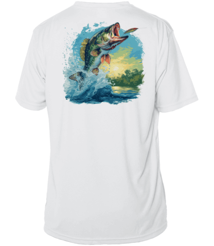Fishing Shirt Outfitters - Angler's Collection: Large Mouth Bass - UPF 50+ Short Sleeve