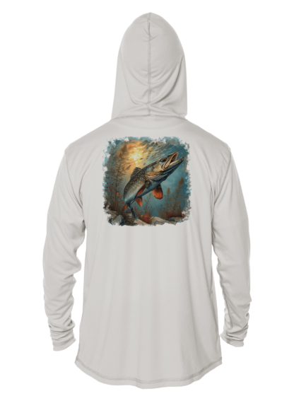 Fishing Shirt Outfitters - Angler's Collection: Northern Pike - UPF 50+ Hoodie - Image 3