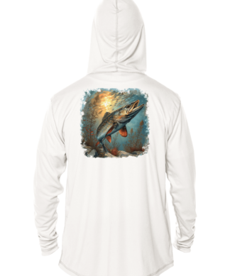 Fishing Shirt Outfitters - Angler's Collection: Northern Pike - UPF 50+ Hoodie