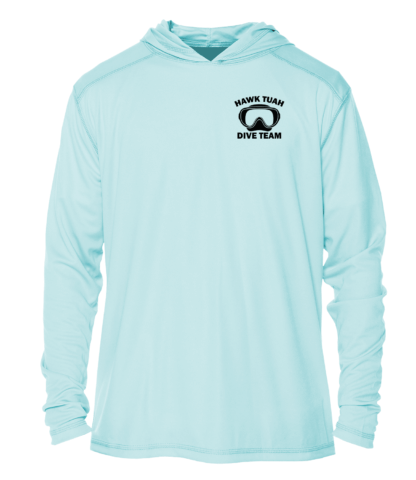 Key West Sun Shirts - Hawk Tuah Dive Team - UPF 50+ Hoodie - Image 2