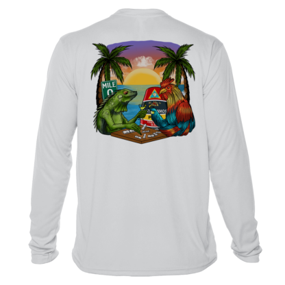 Key West Sun Shirts - Dominos in Key West - UPF 50+ Long Sleeve - Image 7