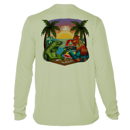 Key West Sun Shirts - Dominos in Key West - UPF 50+ Long Sleeve - Image 11