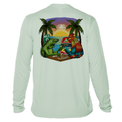 Key West Sun Shirts - Dominos in Key West - UPF 50+ Long Sleeve