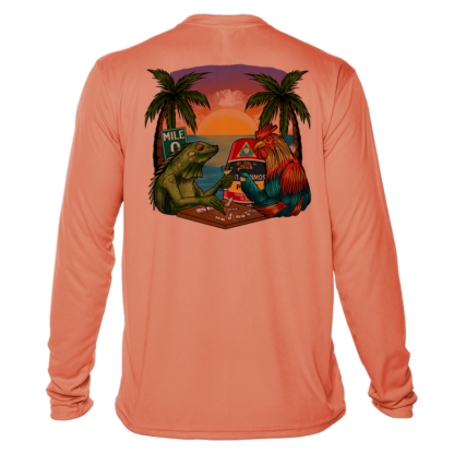Key West Sun Shirts - Dominos in Key West - UPF 50+ Long Sleeve - Image 13