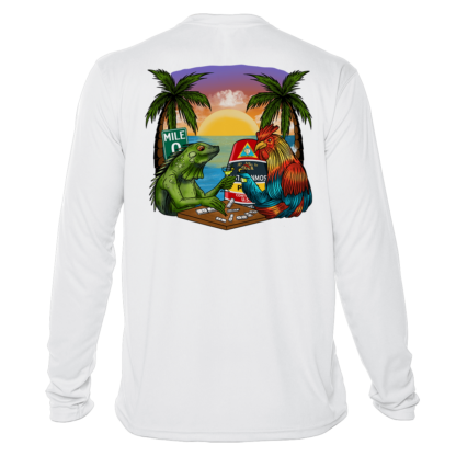 Key West Sun Shirts - Dominos in Key West - UPF 50+ Long Sleeve - Image 5