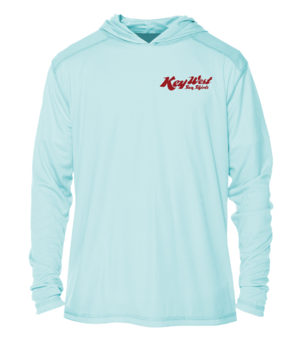 Key West Sun Shirts - Dominos in Key West - UPF 50+ Hoodie - Image 4