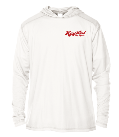Key West Sun Shirts - Dominos in Key West - UPF 50+ Hoodie - Image 8
