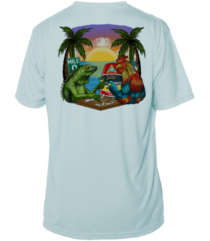 Key West Sun Shirts - Dominos in Key West - UPF 50+ Short Sleeve - Image 5