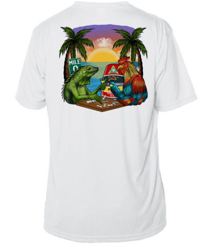 Key West Sun Shirts - Dominos in Key West - UPF 50+ Short Sleeve