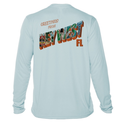Key West Sun Shirts - Post Card From Key West -  UPF 50+ Long Sleeve - Image 9