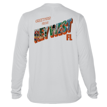 Key West Sun Shirts - Post Card From Key West -  UPF 50+ Long Sleeve - Image 7
