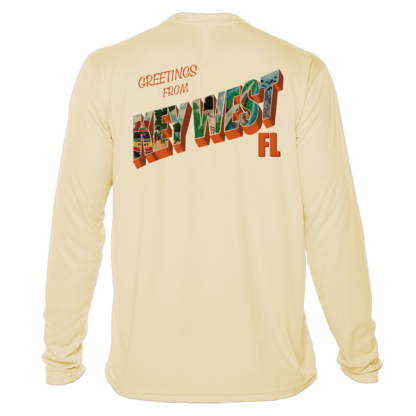 Key West Sun Shirts - Post Card From Key West -  UPF 50+ Long Sleeve - Image 3