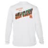 White long sleeve UPF 50+ sun shirt with "Greetings from Key West" graphic.