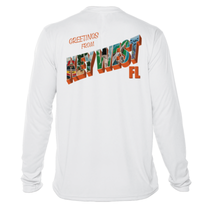 Key West Sun Shirts - Post Card From Key West -  UPF 50+ Long Sleeve