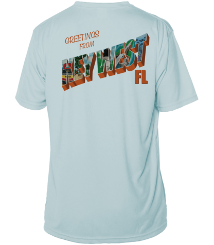 Key West Sun Shirts - Post Card From Key West -  UPF 50+ Short Sleeve - Image 5