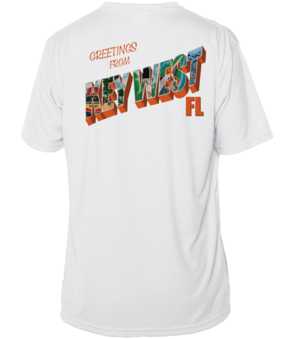 Key West Sun Shirts - Post Card From Key West -  UPF 50+ Short Sleeve