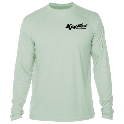 Key West Sun Shirts - Paradise Found with Seaplane - UPF 50+ Long Sleeve - Image 2