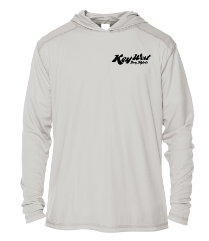 Key West Sun Shirts - Paradise Found with Seaplane - UPF 50+ Hoodie - Image 2