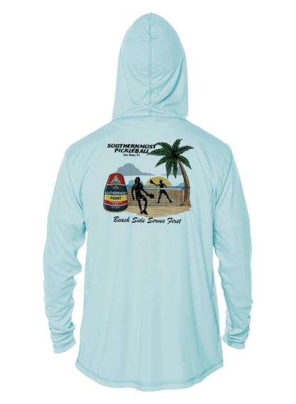 Southernmost Pickelball - Southernmost Bouy - UPF 50+ Hoodie