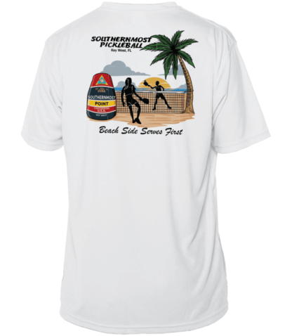 Southernmost Pickelball - Southernmost Bouy - UPF 50+ Short Sleeve