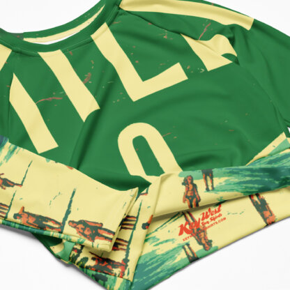 Key West Sun Shirts – Mile Zero – UPF 50+ Recycled Long-Sleeve Crop Top - Image 2