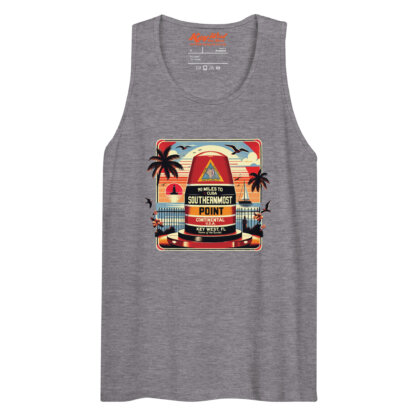 Key West Sun Shirts – Southernmost Point Bouy – Men’s premium tank top - Image 18
