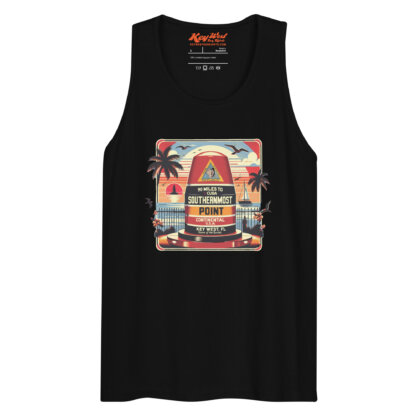 Key West Sun Shirts – Southernmost Point Bouy – Men’s premium tank top - Image 2