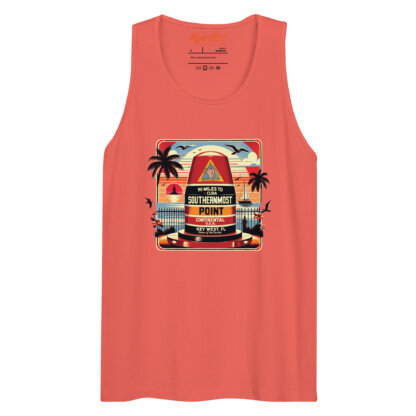 Key West Sun Shirts – Southernmost Point Bouy – Men’s premium tank top - Image 16