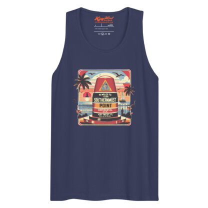 Key West Sun Shirts – Southernmost Point Bouy – Men’s premium tank top - Image 12