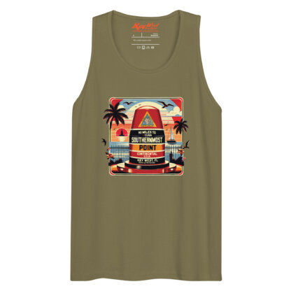 Key West Sun Shirts – Southernmost Point Bouy – Men’s premium tank top - Image 14