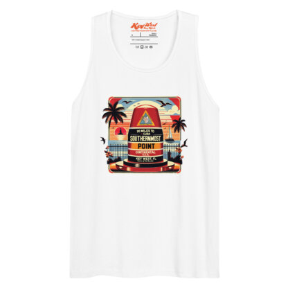 Key West Sun Shirts – Southernmost Point Bouy – Men’s premium tank top