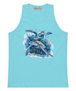 Key West Sun Shirts – Sea Turtles – Men’s Premium Tank Top