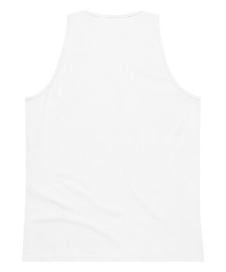 White men's tank top ideal for sun protection and casual wear in Key West.