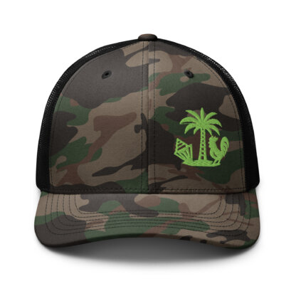 Key West Conch Camouflage Trucker Hat - Image 2