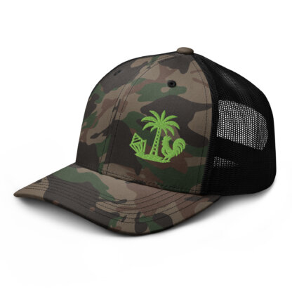 Key West Conch Camouflage Trucker Hat - Image 5