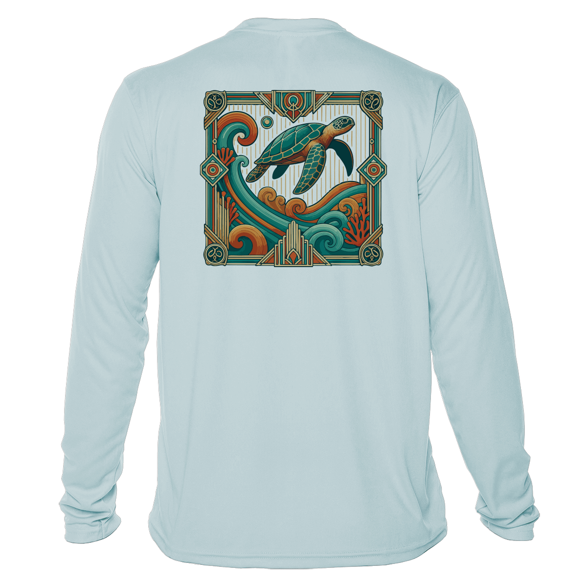 Key West Sun Shirts - Turtle Tide - UPF 50+ Long Sleeve - Image 9
