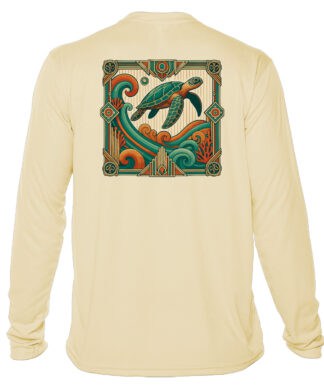 UPF 50+ Turtle Tide Sun Shirt for Men and Women.