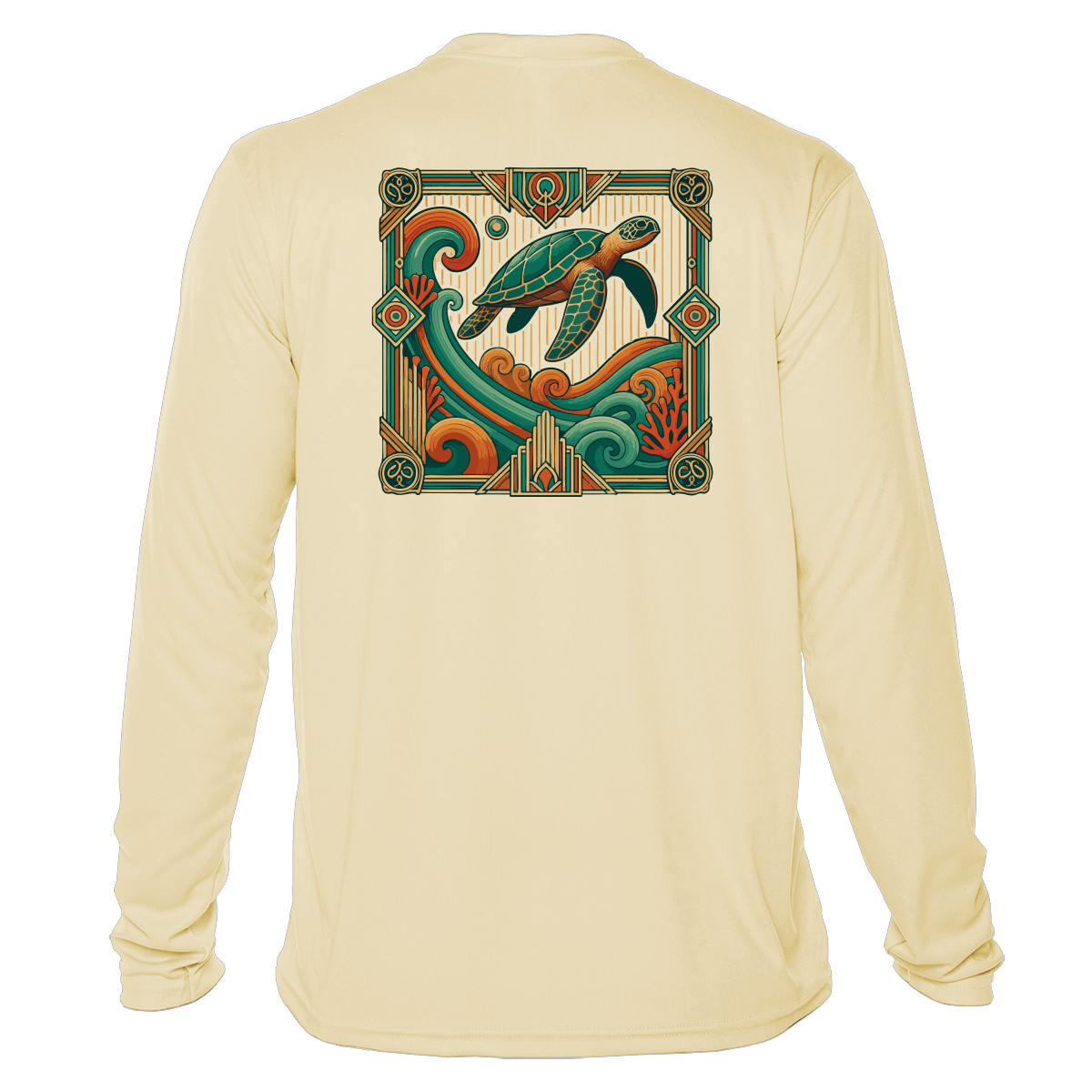 Key West Sun Shirts - Turtle Tide - UPF 50+ Long Sleeve - Image 4
