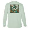 Turtle Tide UPF 50+ long sleeve sun shirt with sea turtle design, perfect for sun protection and bea.