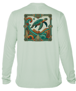 Key West Sun Shirts - Turtle Tide - UPF 50+ Long Sleeve