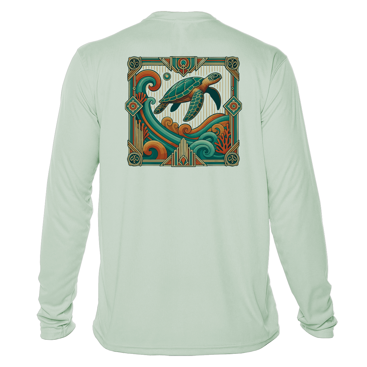 Key West Sun Shirts - Turtle Tide - UPF 50+ Long Sleeve