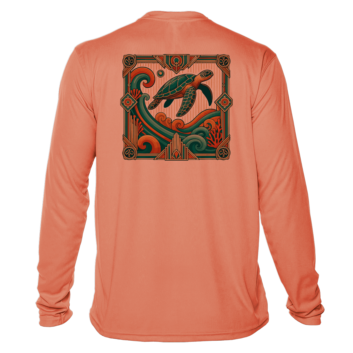 Key West Sun Shirts - Turtle Tide - UPF 50+ Long Sleeve - Image 11