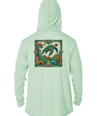 Key West Sun Shirts - Turtle Tide - UPF 50+ Hoodie