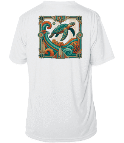 Key West Sun Shirts - Turtle Tide - UPF 50+ Short Sleeve