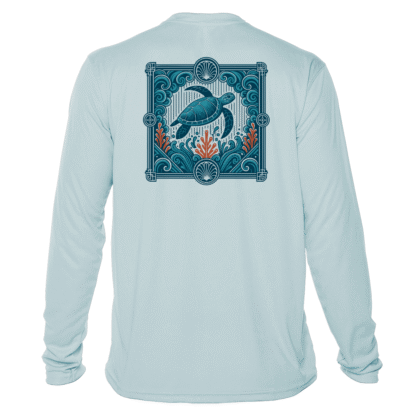 Key West Sun Shirts - Blue Current Cruiser - UPF 50+ Long Sleeve