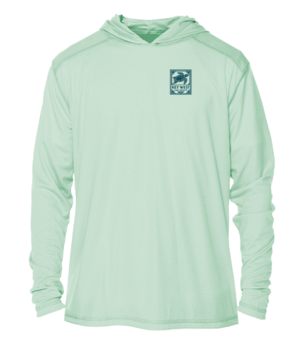 Key West Sun Shirts - Blue Current Cruiser - UPF 50+ Hoodie - Image 6