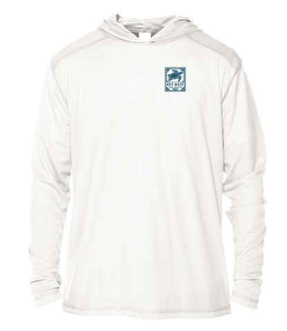 Key West Sun Shirts - Blue Current Cruiser - UPF 50+ Hoodie - Image 8